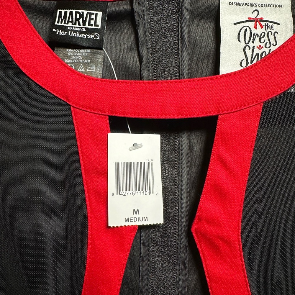 NWT 🌟 DISNEY DRESS SHOP 🌟 Marvel Black Widow dress - Picture 3 of 3